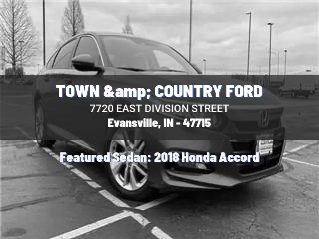 TOWN & COUNTRY FORD