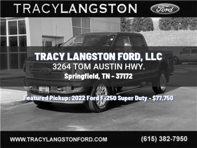 TRACY LANGSTON FORD, LLC