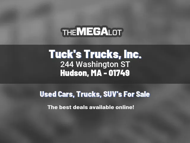 Tuck's Trucks, Inc.