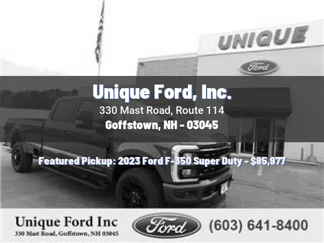 Unique Ford, Inc.