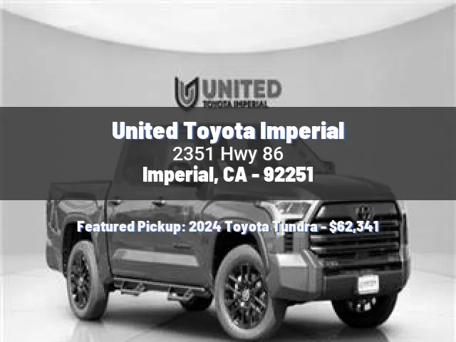 United Toyota Imperial