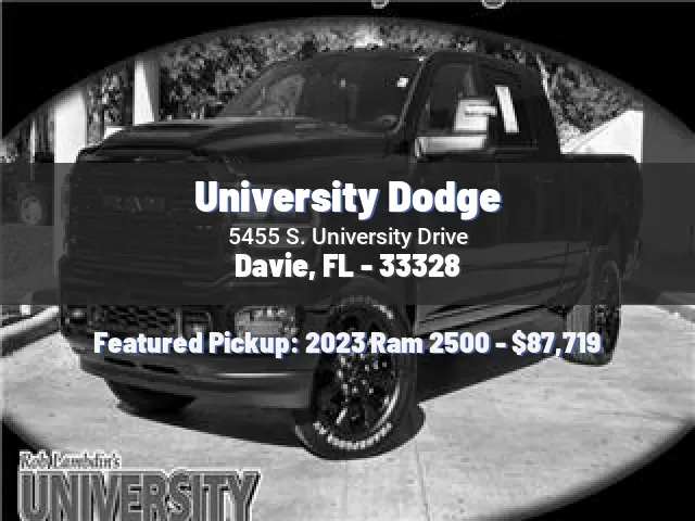 University Dodge