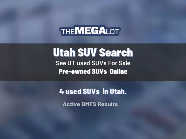 Utah SUV Search