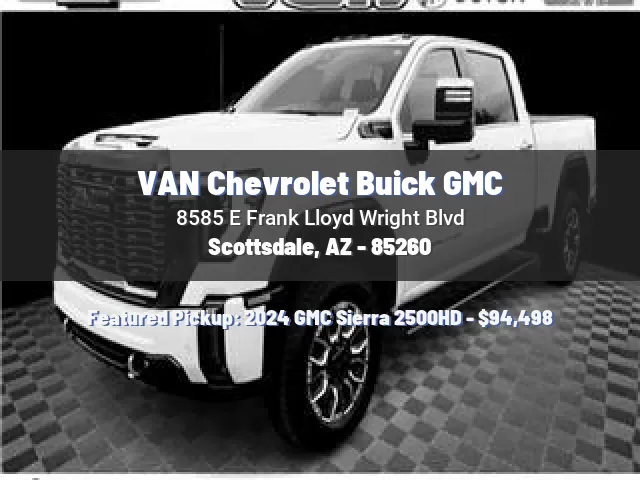 VAN Chevrolet Buick GMC