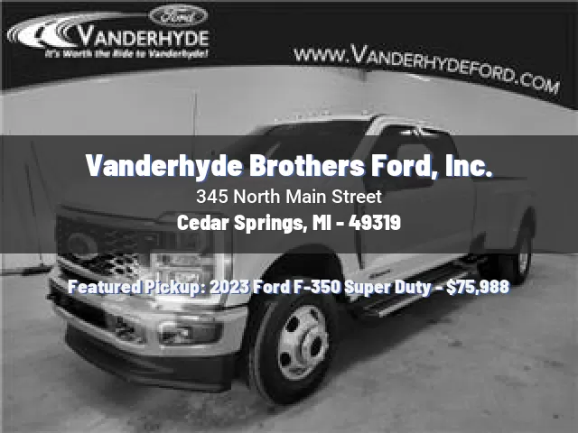 Vanderhyde Brothers Ford, Inc.