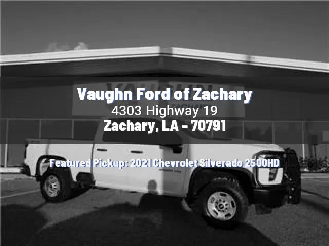 Vaughn Ford of Zachary