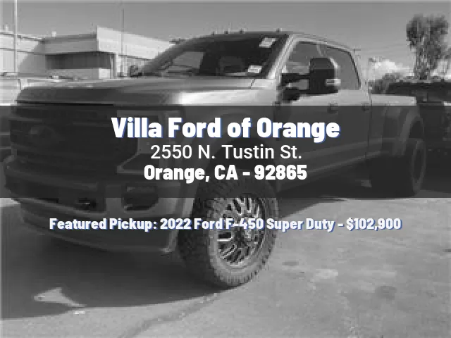 Villa Ford of Orange