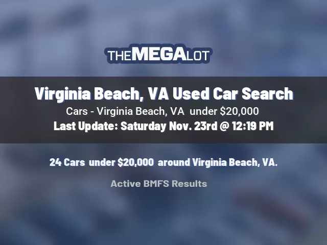 Virginia Beach, VA Used Car Search