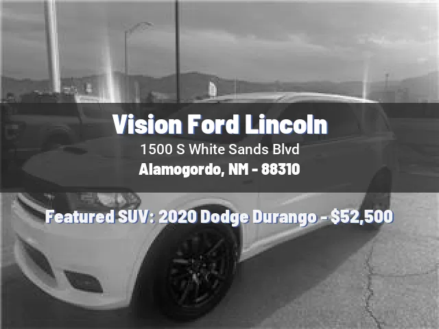 Vision Ford Lincoln