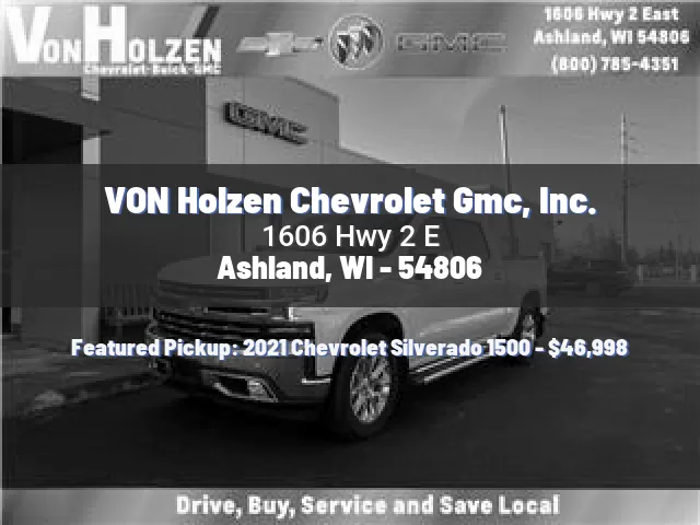 VON Holzen Chevrolet Gmc, Inc.