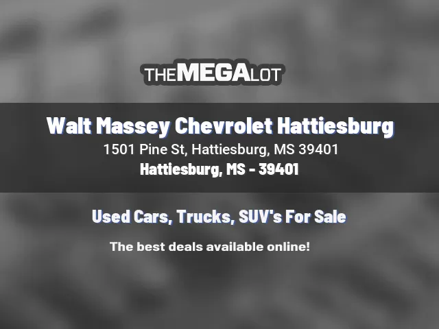 Walt Massey Chevrolet Hattiesburg