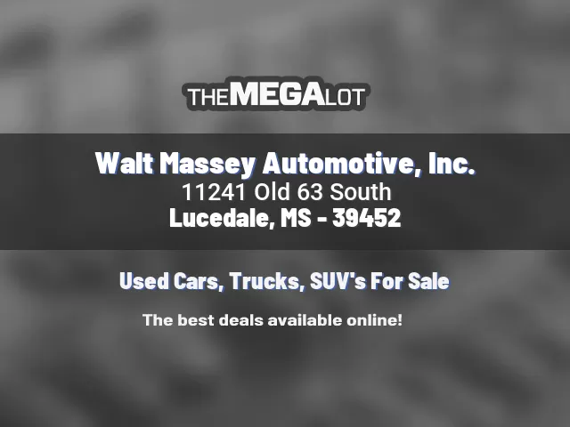 Walt Massey Automotive, Inc.