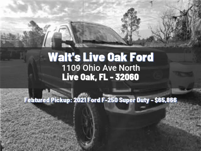 Walt's Live Oak Ford