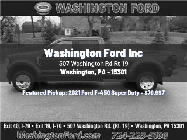 Washington Ford Inc