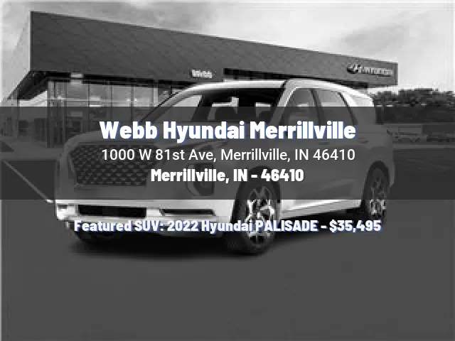 Webb Hyundai Merrillville