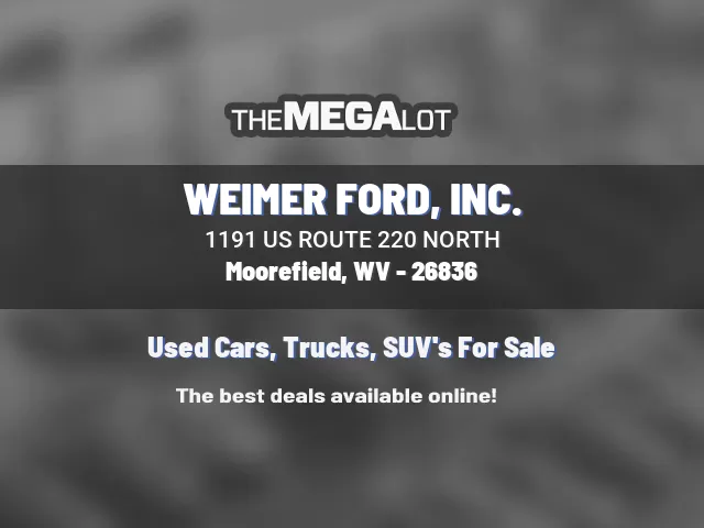 WEIMER FORD, INC.