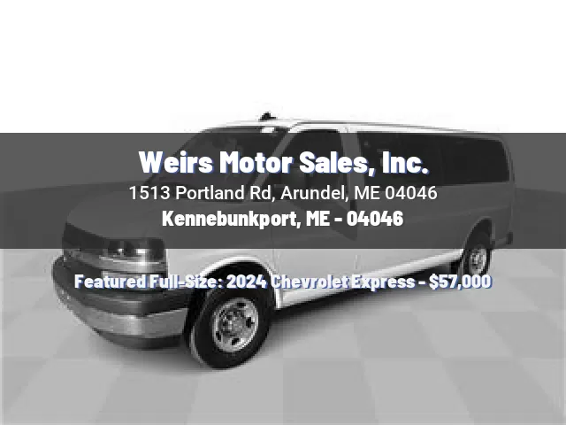 Weirs Motor Sales, Inc.