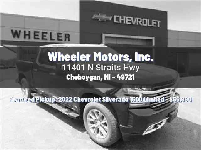 Wheeler Motors, Inc.