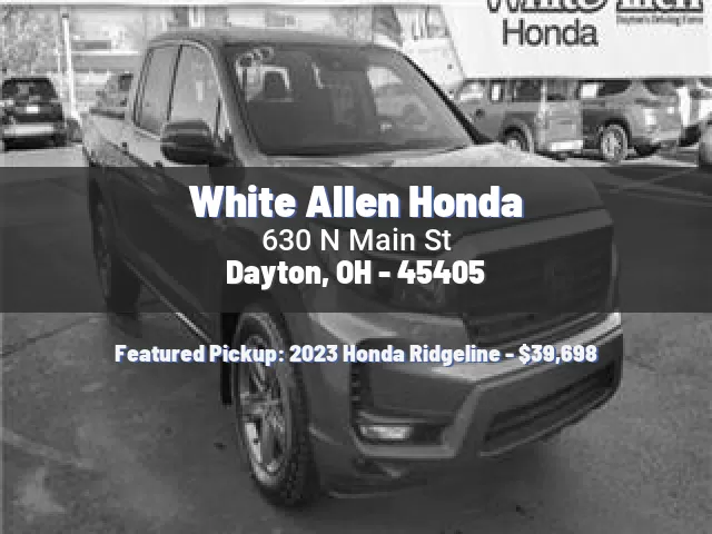 White Allen Honda