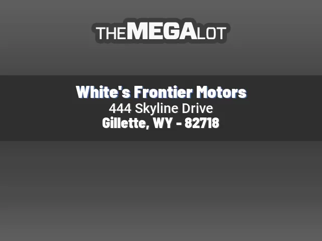 White's Frontier Motors