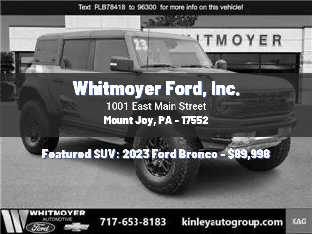 Whitmoyer Ford, Inc.