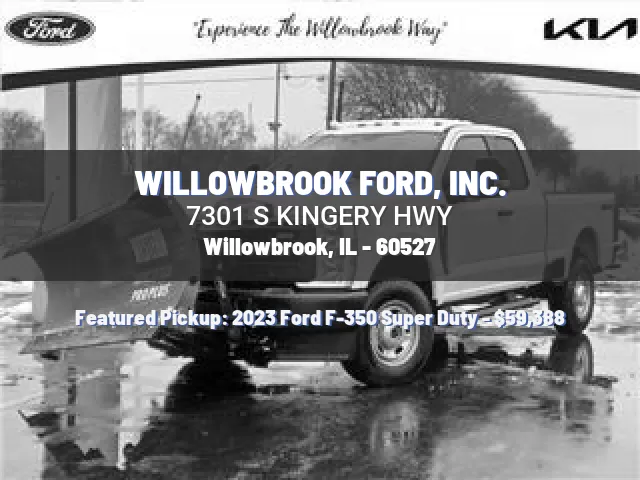 WILLOWBROOK FORD, INC.