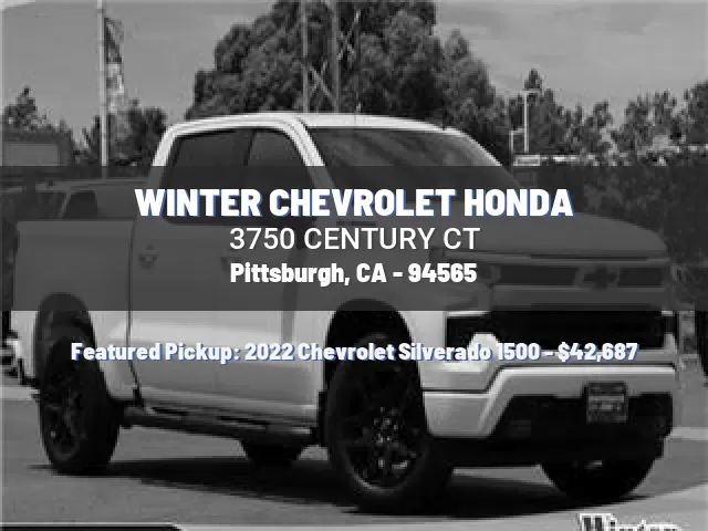 WINTER CHEVROLET HONDA