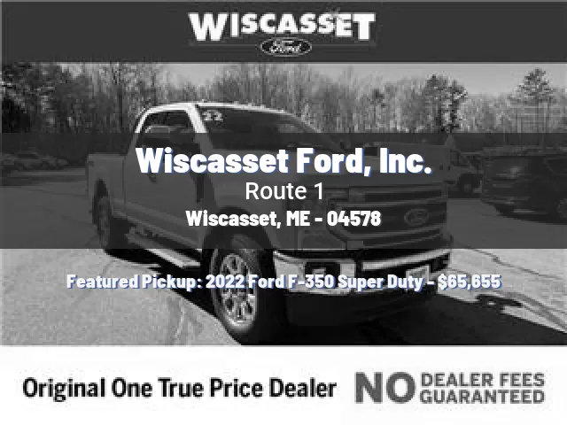 Wiscasset Ford, Inc.