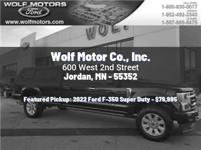 Wolf Motor Co., Inc.