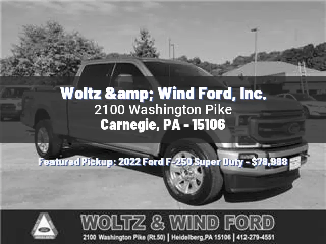 Woltz & Wind Ford, Inc.