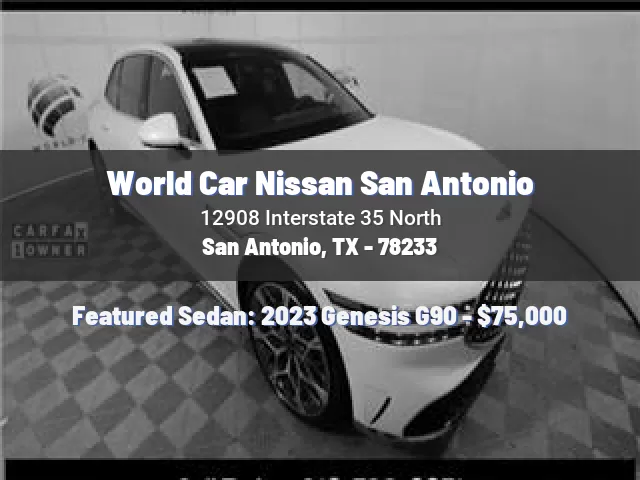 World Car Nissan San Antonio