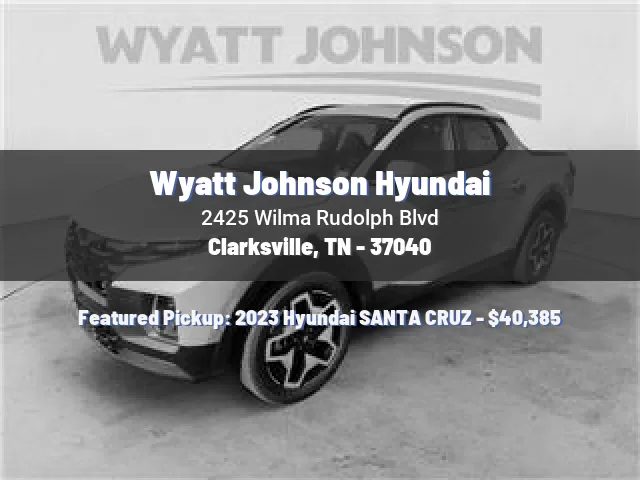 Wyatt Johnson Hyundai