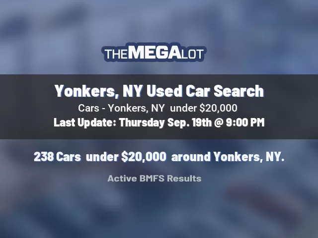 Yonkers, NY Used Car Search